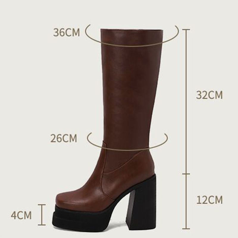 Women'S Fashion Knee High Boots - ORCHA LISA Women's Knee High Riding