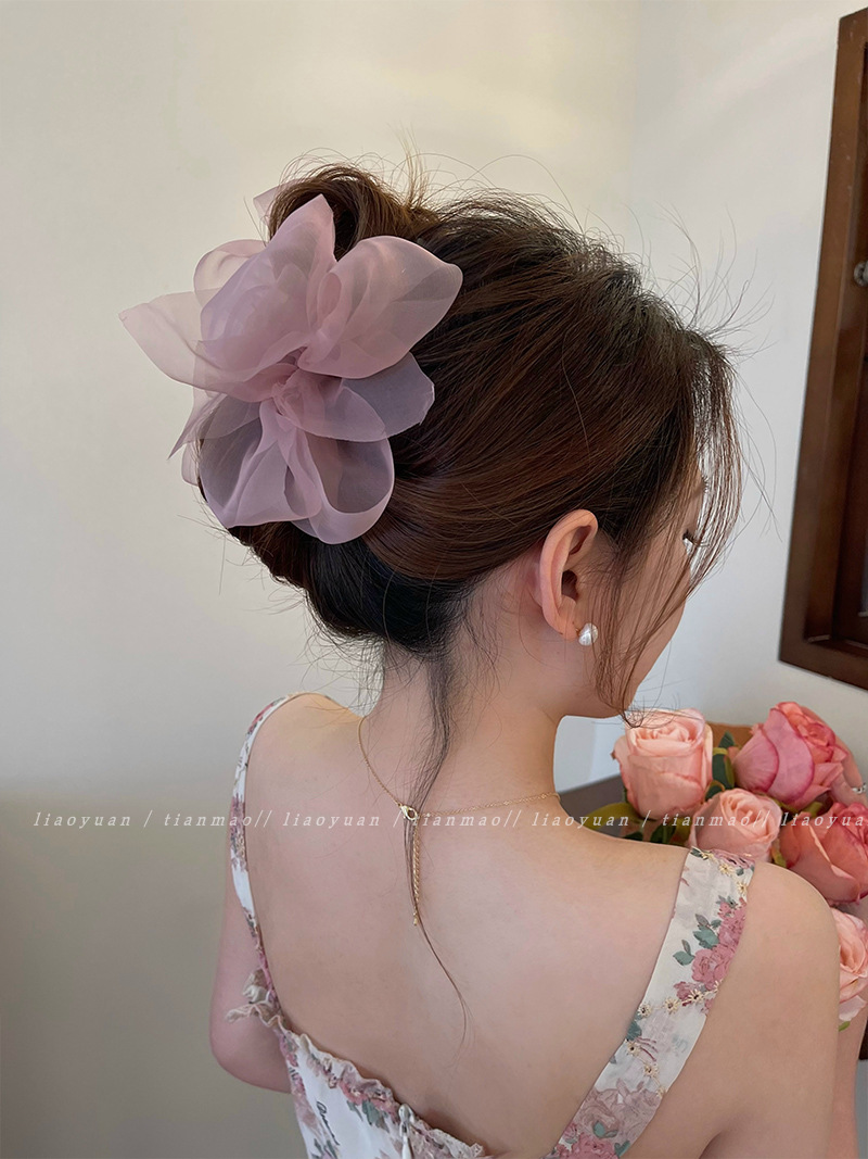 Korea Sweet Mesh Tulle Big Bow - đánh giá và giá Women'S Fashion Korea
