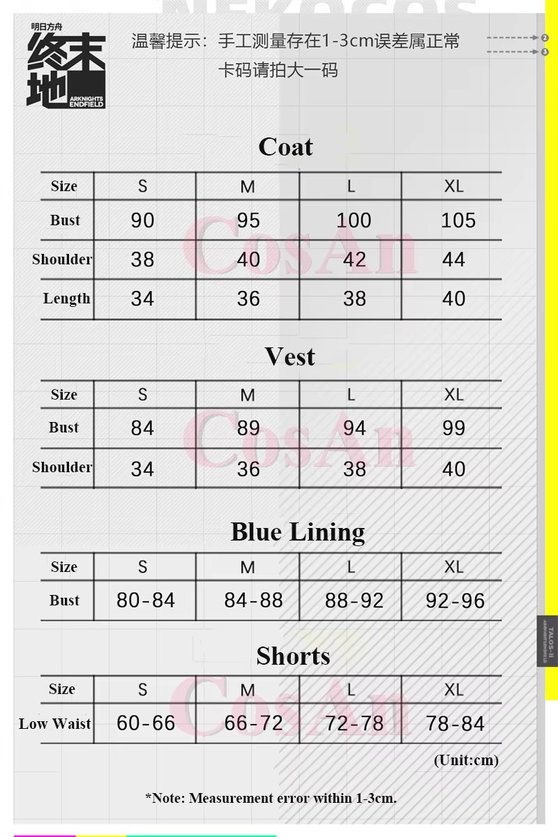 CosAn Game Arknights: Endfield - đánh giá và giá Women'S Fashion Vest Tops