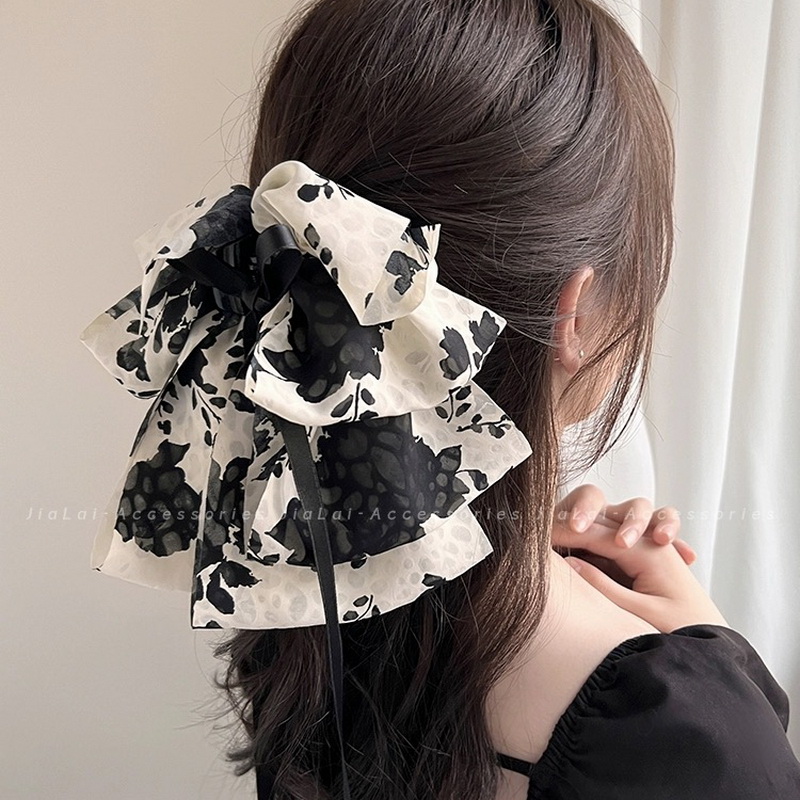 Korea Small Printed Hair Claw  - đánh giá và giá Women'S Fashion Korea